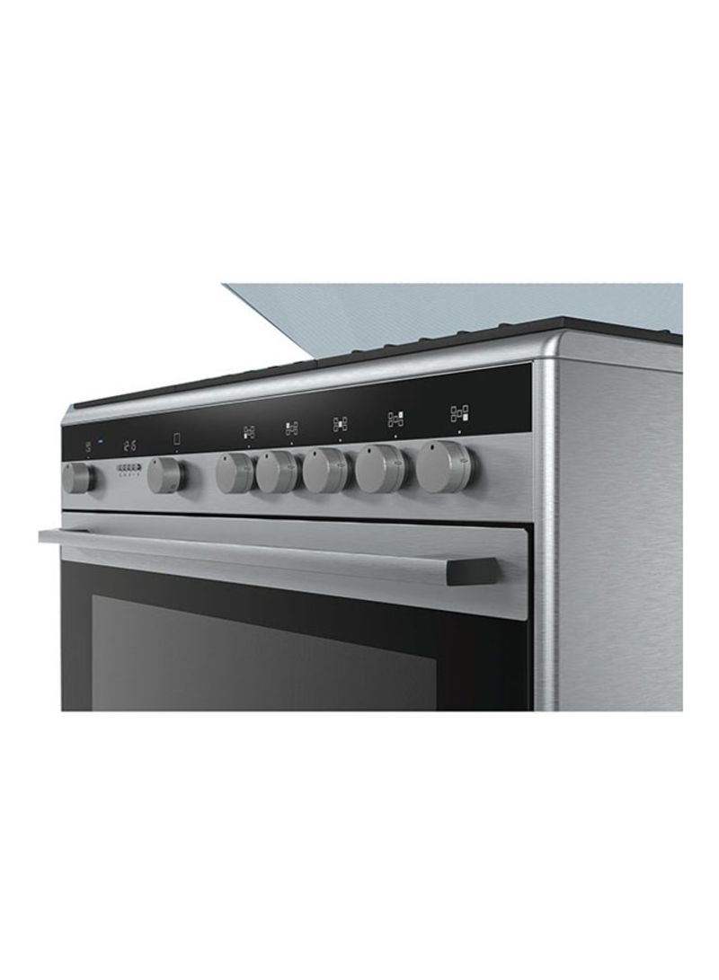 Freestanding Gas Cooker HQ738357M Silver